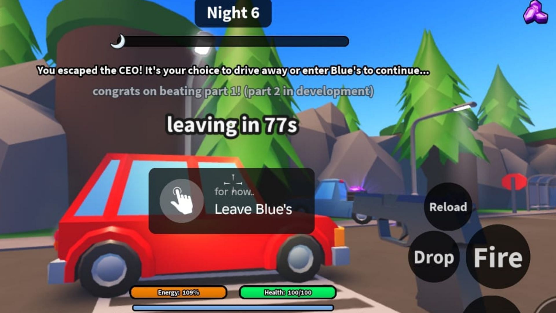 The Escape the CEO event ending (Image via Roblox)